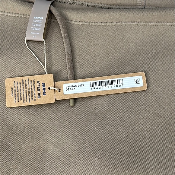 NEW 4X SKIMS Sport Swim MID THIGH SHORT Desert SW-MWS-0053 - Picture 5 of 7